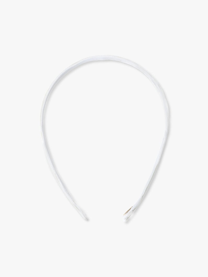 ストロー スキニー ヘッドバンド 詳細画像 white