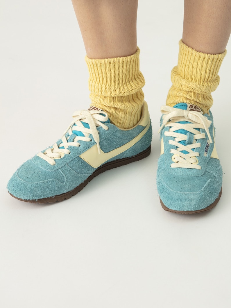 オーガニックコットン リブ ソックス 詳細画像 yellow 2