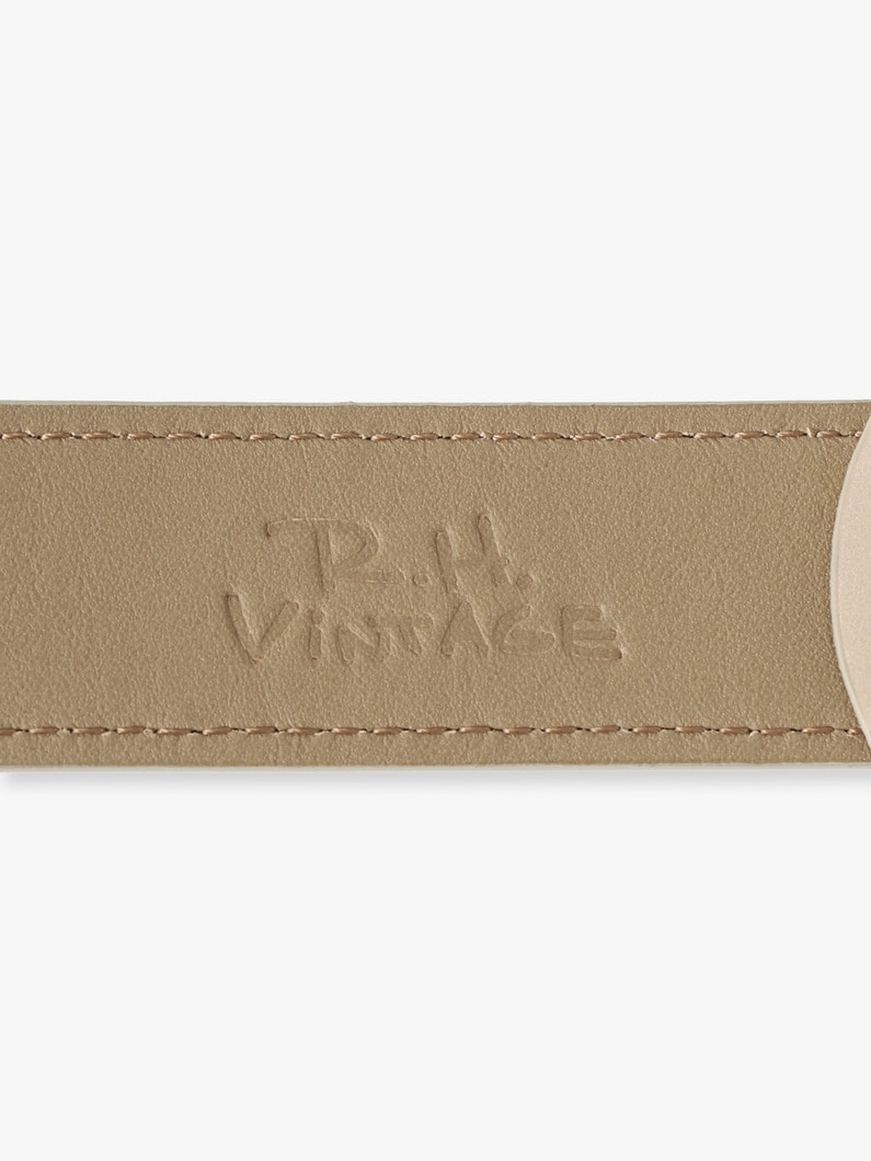 レザーベルト（ベージュ/ブラウン/ダークブラウン/グレー） 詳細画像 beige 3