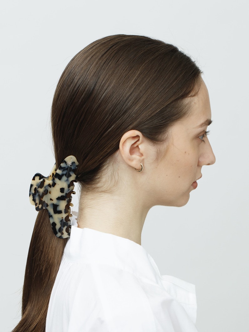 ベーシック クラシック ヘアクリップ（4.5cm&times;11cm/L） 詳細画像 light beige 1