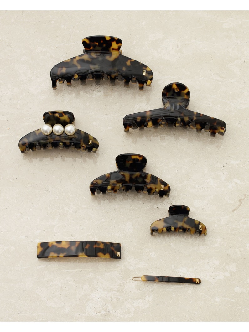 ベーシック クラシック ヘアクリップ（2.5cm&times;6cm/S） 詳細画像 brown 3