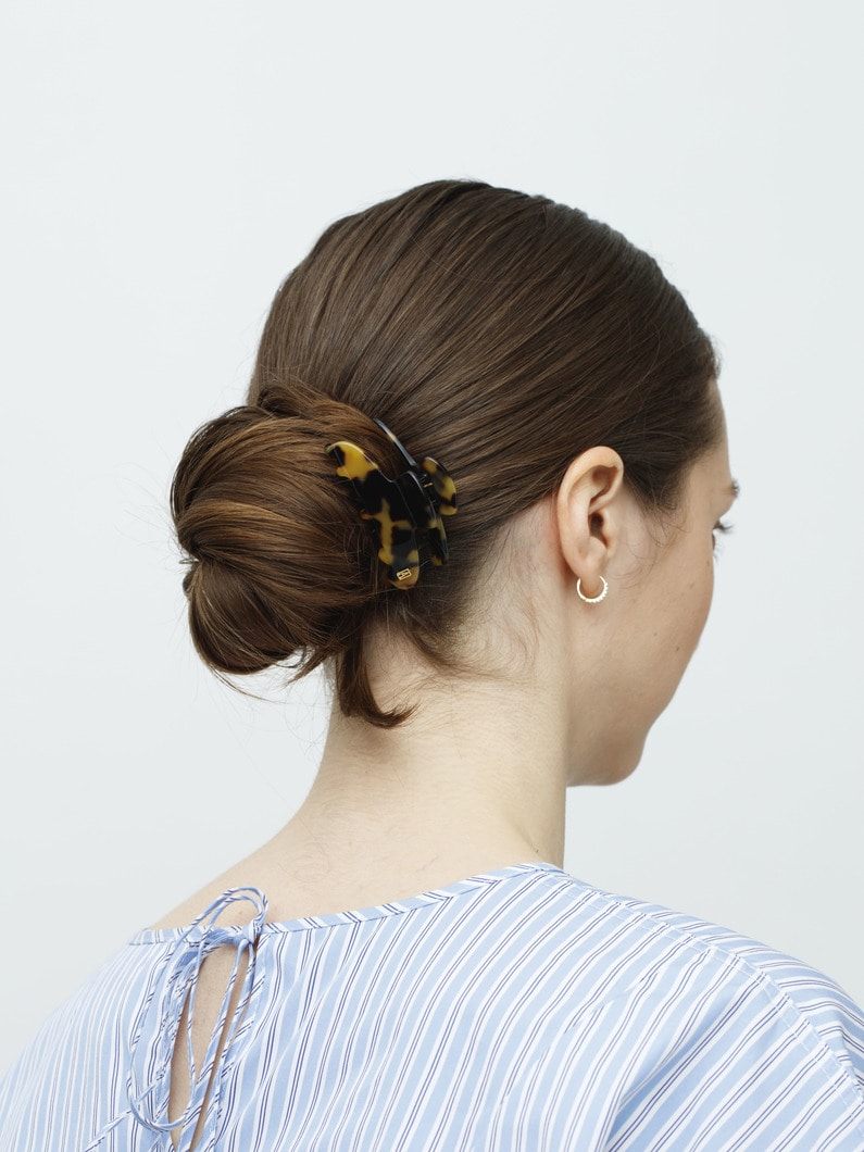 ベーシック クラシック ヘアクリップ（2.5cm&times;6cm/S） 詳細画像 brown 1