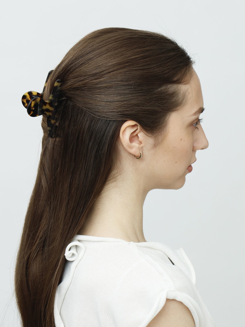 ヘアクリップ（4.5cm&times;9cm/M） 詳細画像 brown 3