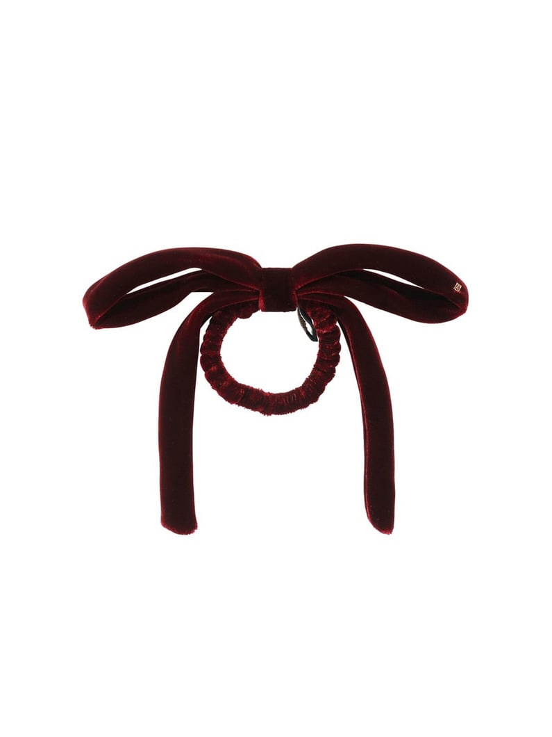 ベロア リボン ポニー 詳細画像 burgundy 1