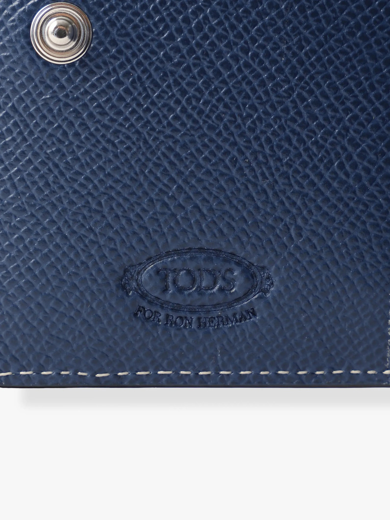 レザー フォールディングウォレット（ピンク/グリーン/ブルー） 詳細画像 blue 6