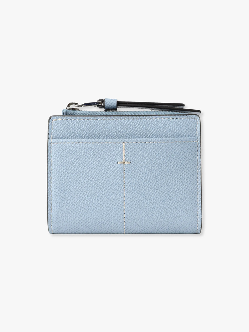 レザー フォールディングウォレット（ピンク/グリーン/ブルー） 詳細画像 blue 1