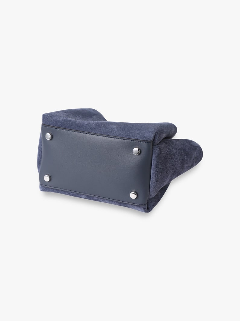 スエード バッグ マイクロ（ネイビー/ブラウン） 詳細画像 navy 4