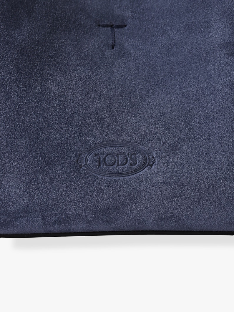 スエード バッグ マイクロ（ネイビー/ブラウン） 詳細画像 navy 6