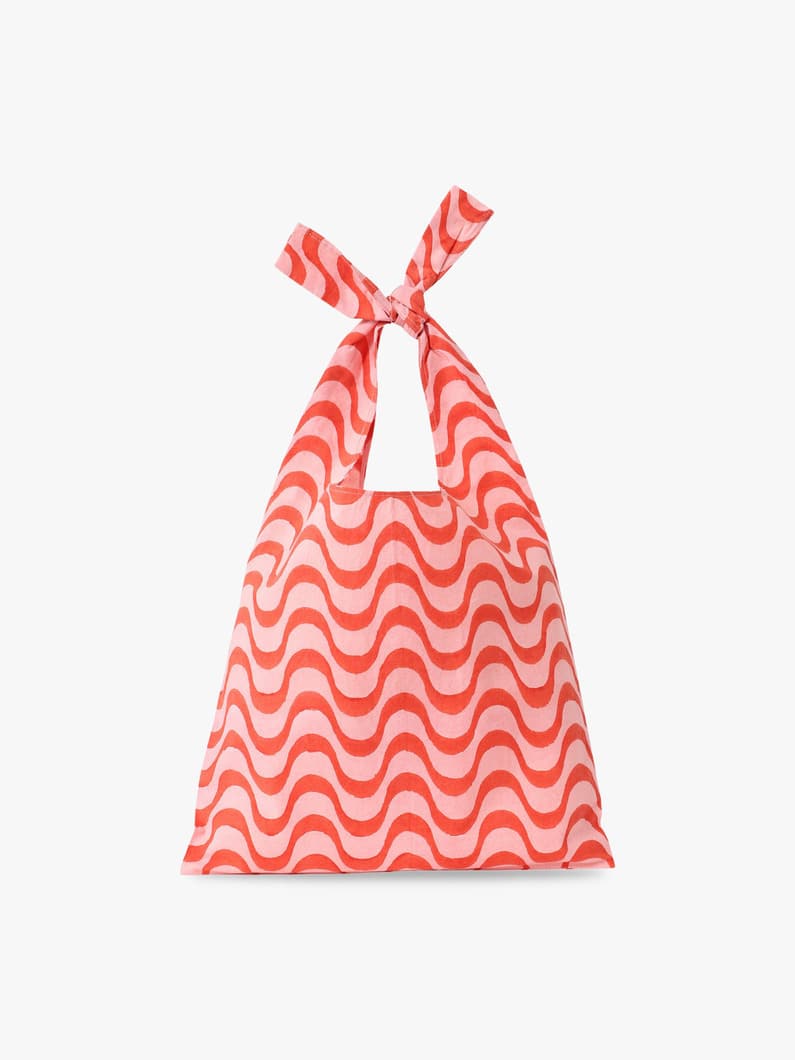 ウェイビープリント ノットバッグ 詳細画像 red 1