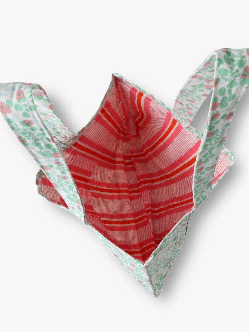 ブルーベリープリント ミディアムトート 詳細画像 light green 3