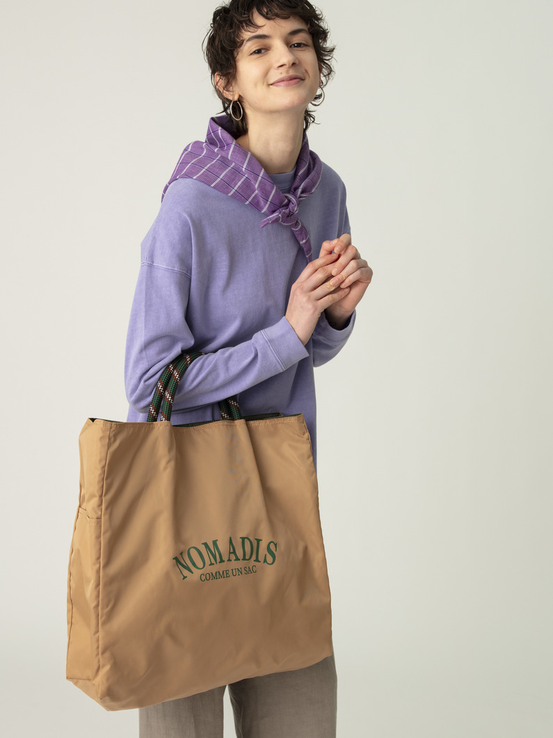 サック 2 16mm トートバッグ（ブラック/ベージュ） 詳細画像 beige 1