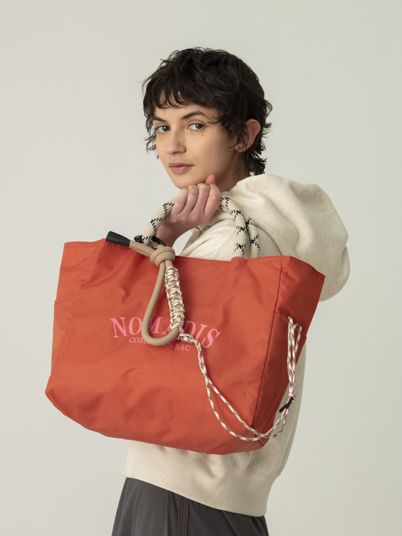 サック 2 ワイド 16mm トートバッグ（オレンジ/ブラック） 詳細画像 orange 1