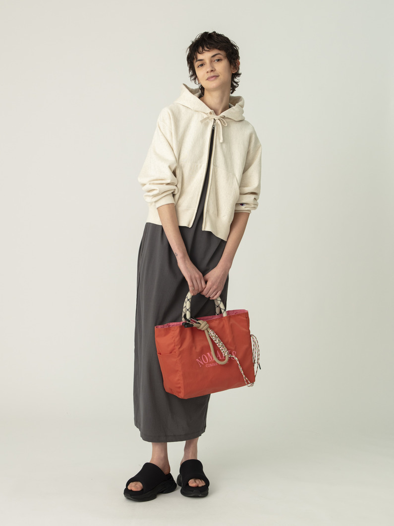 サック 2 ワイド 16mm トートバッグ（オレンジ/ブラック） 詳細画像 orange 4