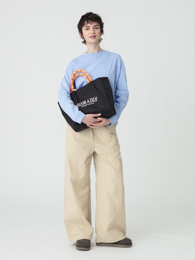 サック 2 ワイド 16mm トートバッグ（ベージュ/ブラック）（プレオーダー） 詳細画像 black 2