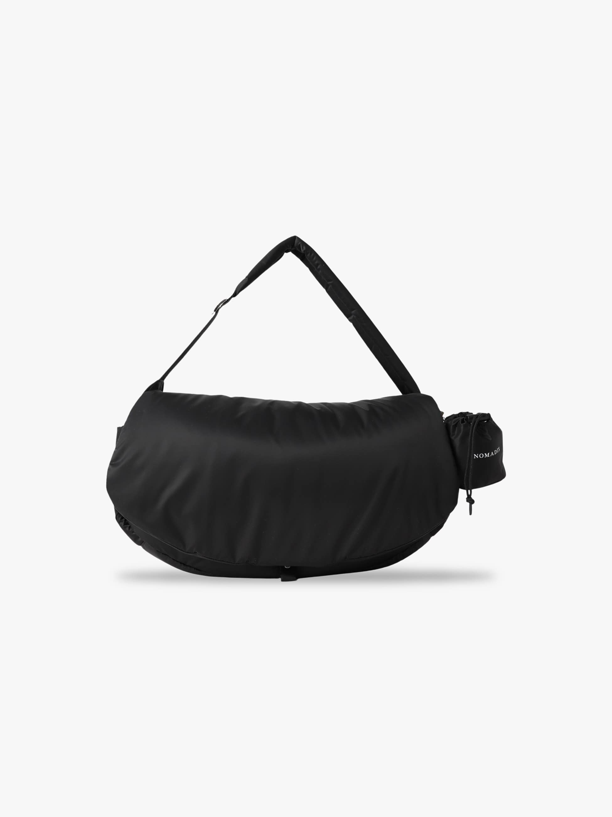 ビッグ ラック ショルダーバッグ（ブラック/グレー）｜NOMADIS