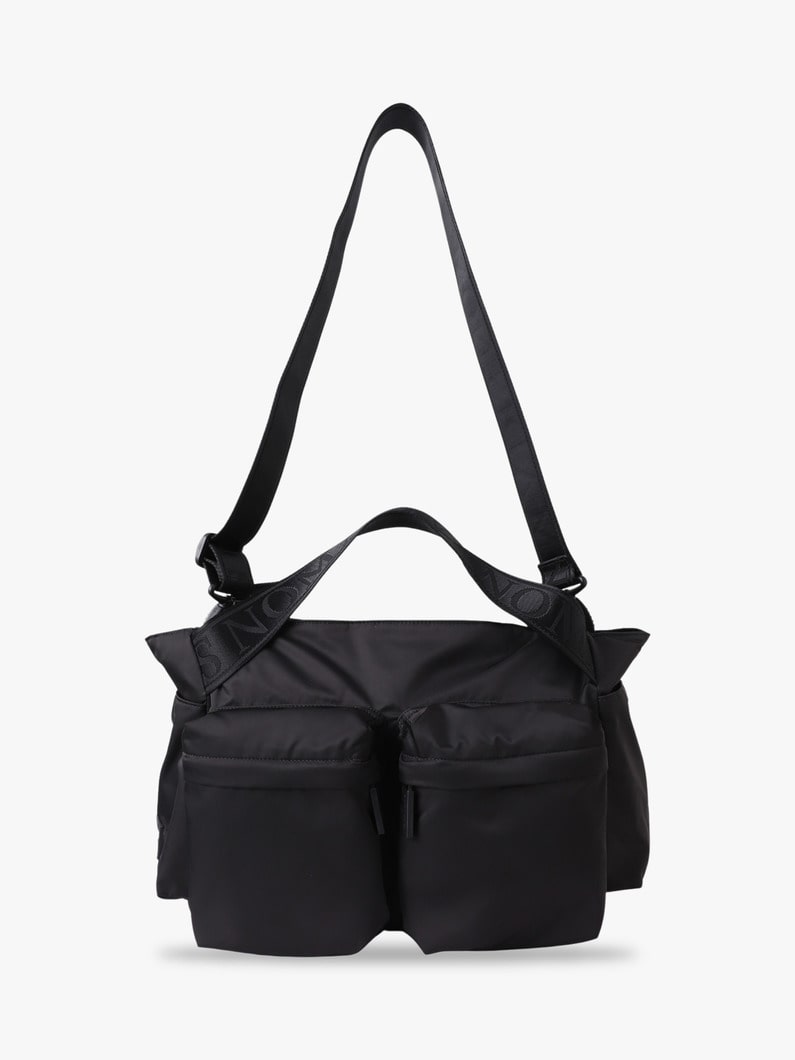 バスク ポケット ショルダーバッグ（ブラック/ブラウン）（プレオーダー） 詳細画像 brown 1