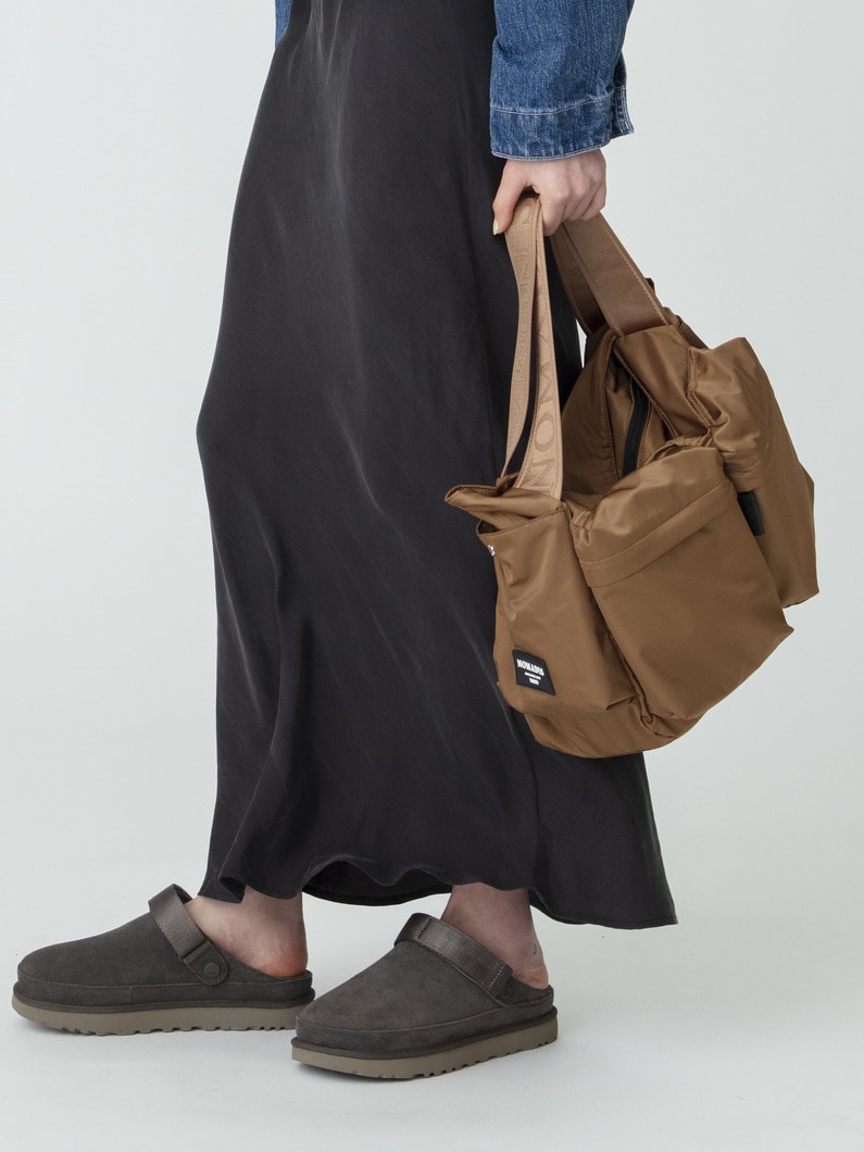 バスク ポケット ショルダーバッグ（ブラック/ブラウン）（プレオーダー） 詳細画像 brown 1