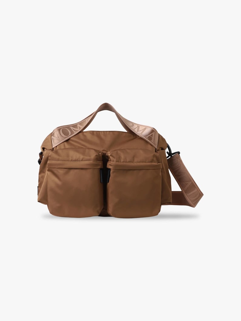 バスク ポケット ショルダーバッグ（ブラック/ブラウン）（プレオーダー） 詳細画像 brown 4