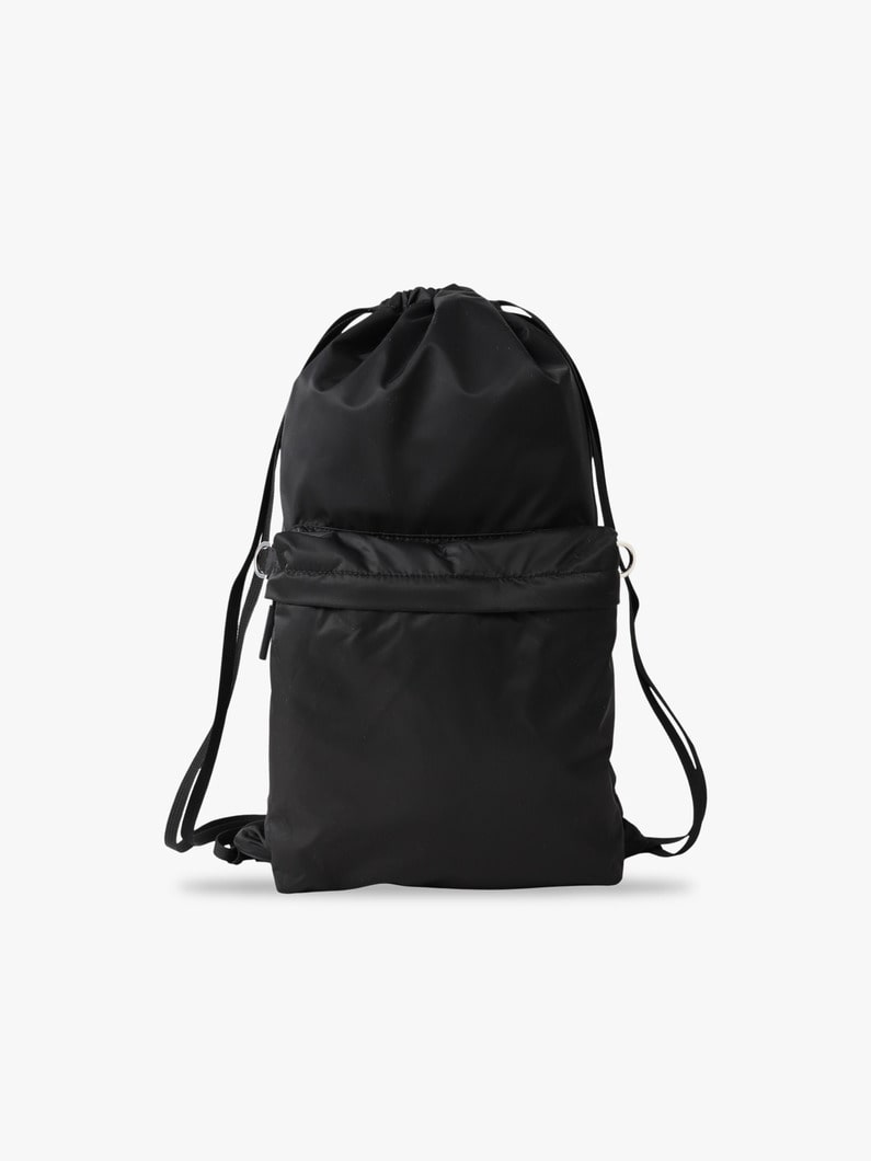 ラット ナップサック（ブラック/グリーン） 詳細画像 black