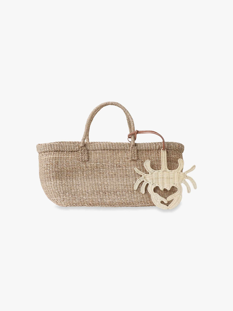 アバカ バスケットバッグ（42.5&times;17cm） 詳細画像 beige 1