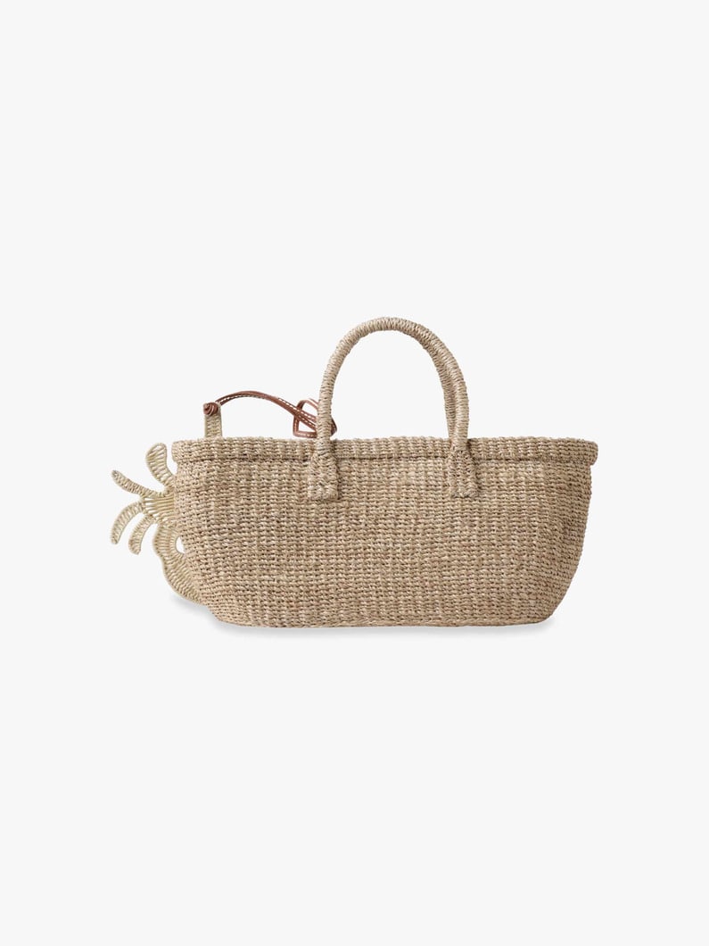 アバカ バスケットバッグ（32&times;13.5cm） 詳細画像 beige 1