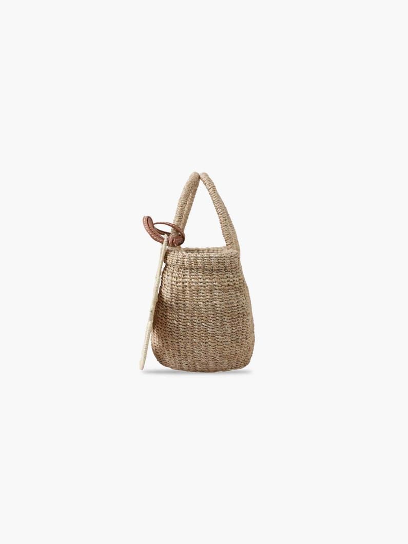 アバカ バスケットバッグ（32&times;13.5cm） 詳細画像 beige 2