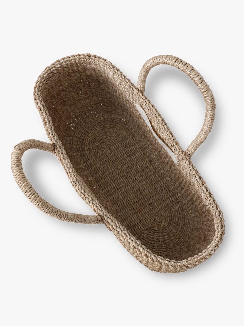 アバカ バスケットバッグ（32&times;13.5cm） 詳細画像 beige 3