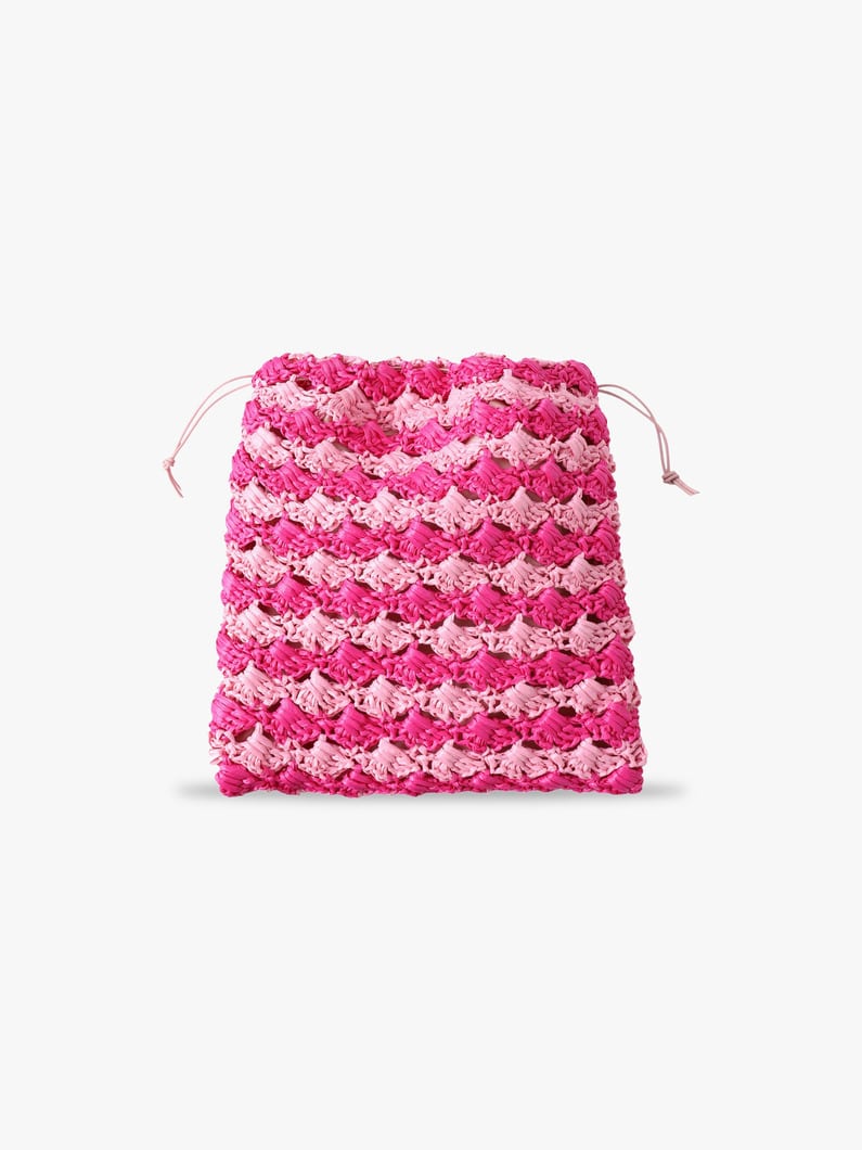 クロシェ ポーチ 詳細画像 pink 1