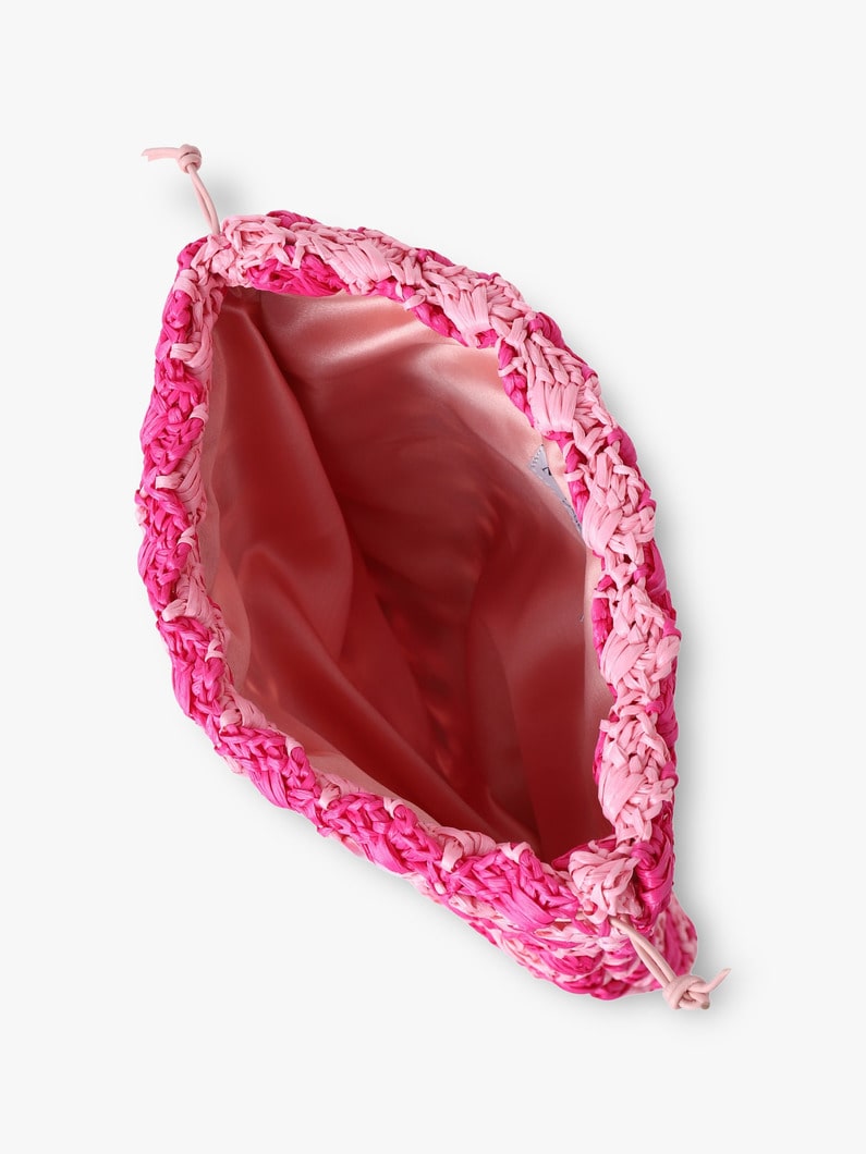 クロシェ ポーチ 詳細画像 pink 3