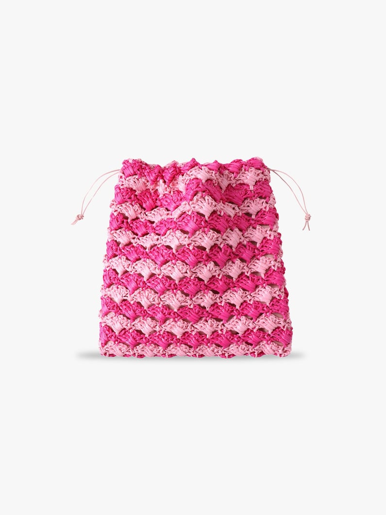 クロシェ ポーチ 詳細画像 pink 1