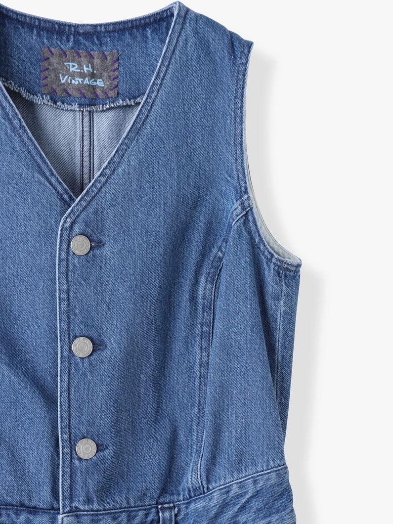 デニム オールインワン 詳細画像 blue 2