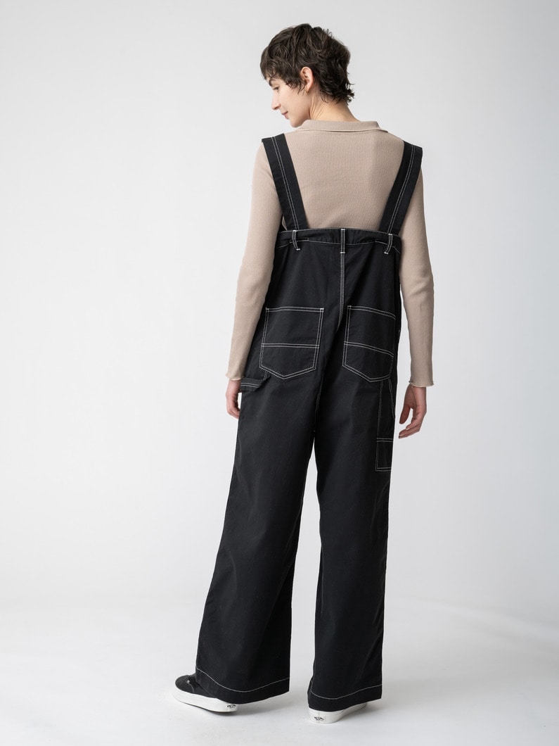 ワーク オーバーオール 詳細画像 black 3