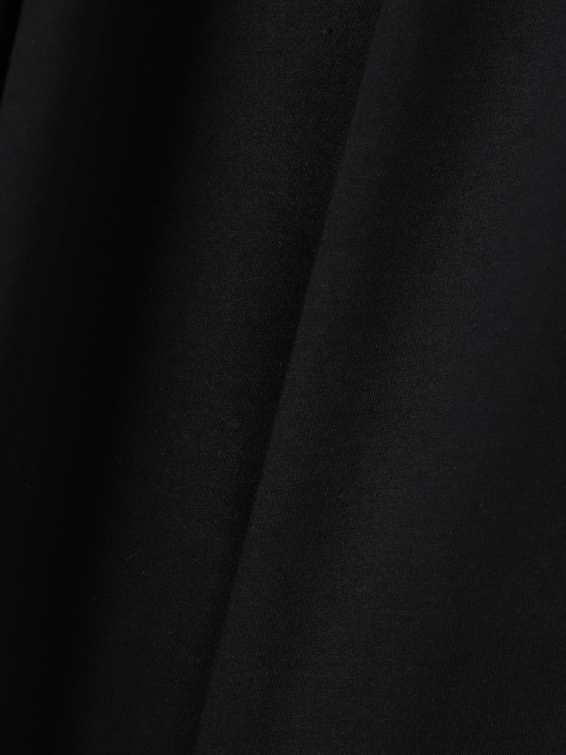 オーガニックコットン ギャザー オールインワン 詳細画像 black 4