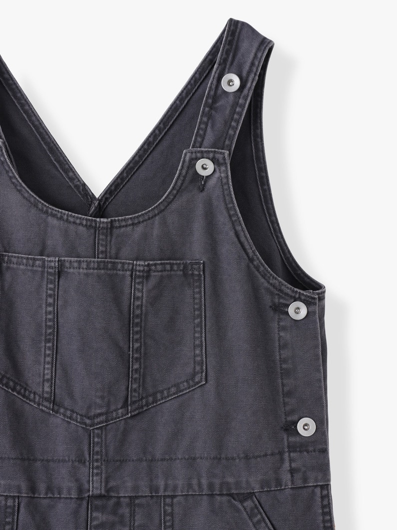 キャンバス オーバーオール 詳細画像 ivory 2