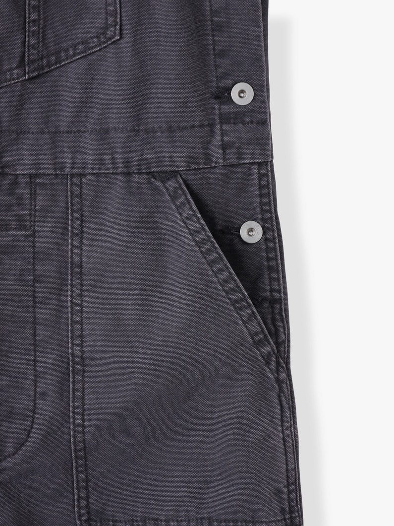 キャンバス オーバーオール 詳細画像 ivory 3