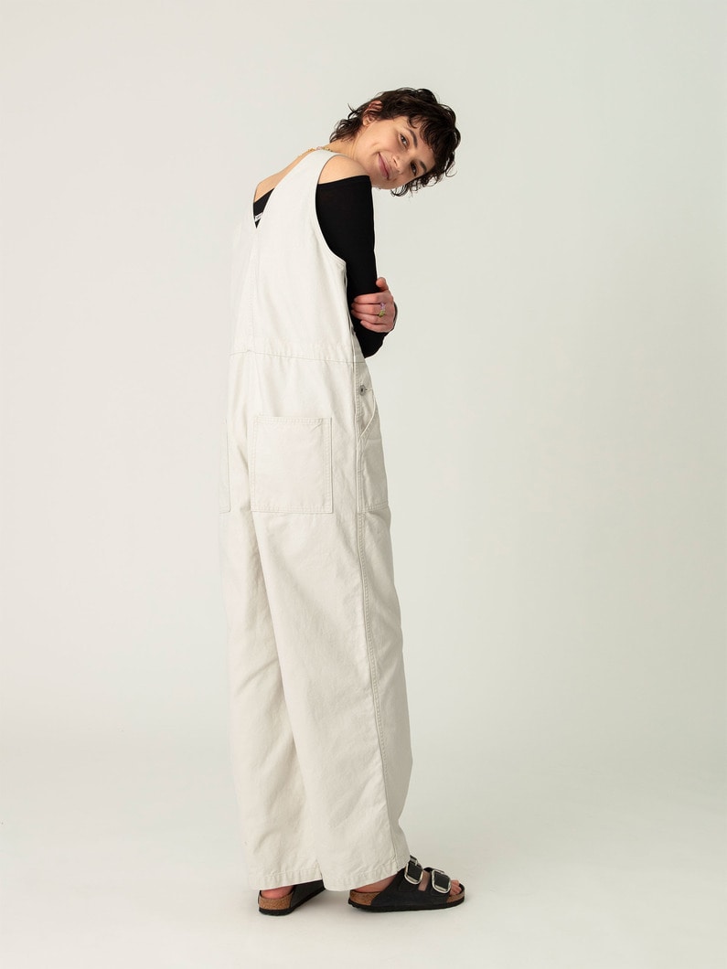 キャンバス オーバーオール 詳細画像 ivory 2