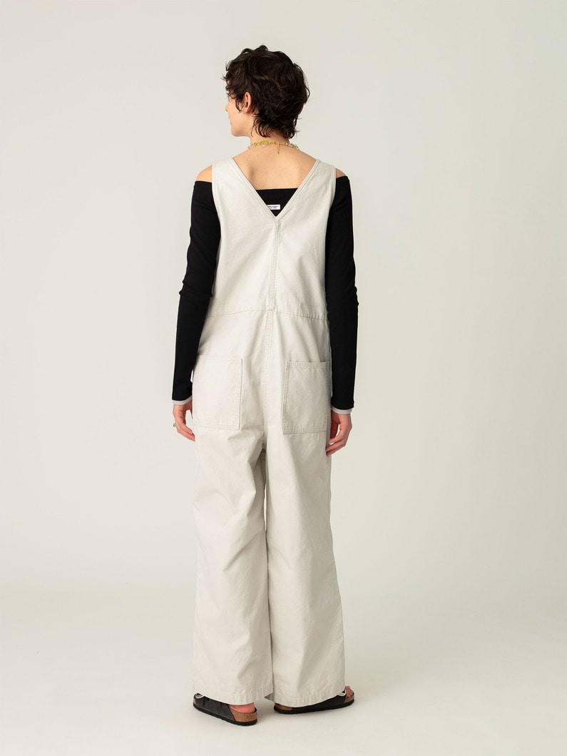 キャンバス オーバーオール 詳細画像 ivory 3