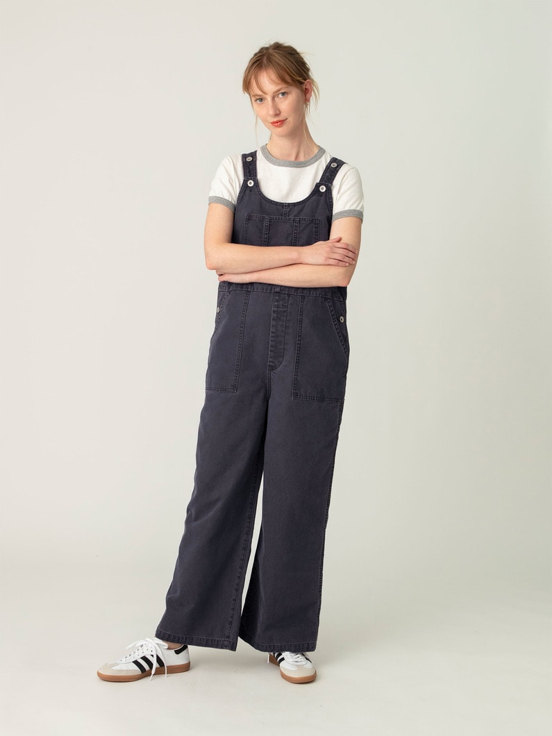 キャンバス オーバーオール 詳細画像 charcoal gray