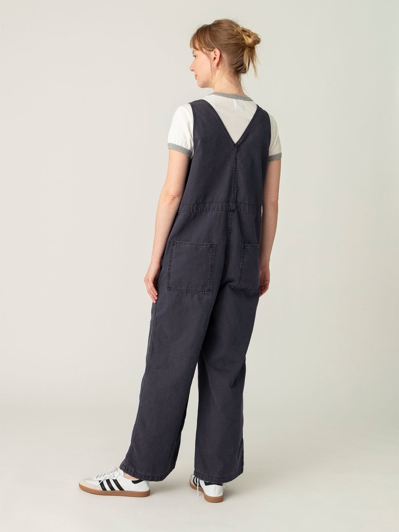 キャンバス オーバーオール 詳細画像 charcoal gray 2