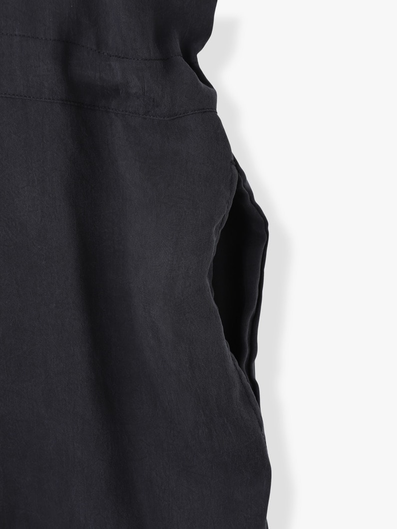 オープンカラー ジャンプスーツ（ブラック/カーキ） 詳細画像 khaki 3