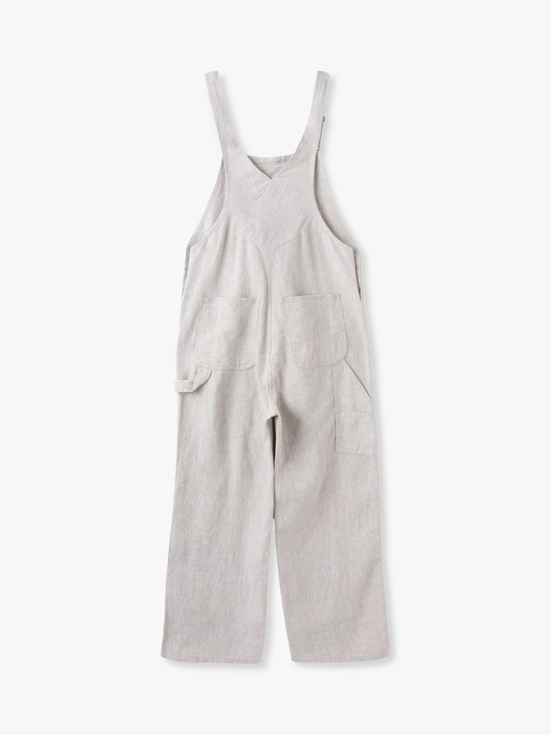 リネン オーバーオール 詳細画像 black 1