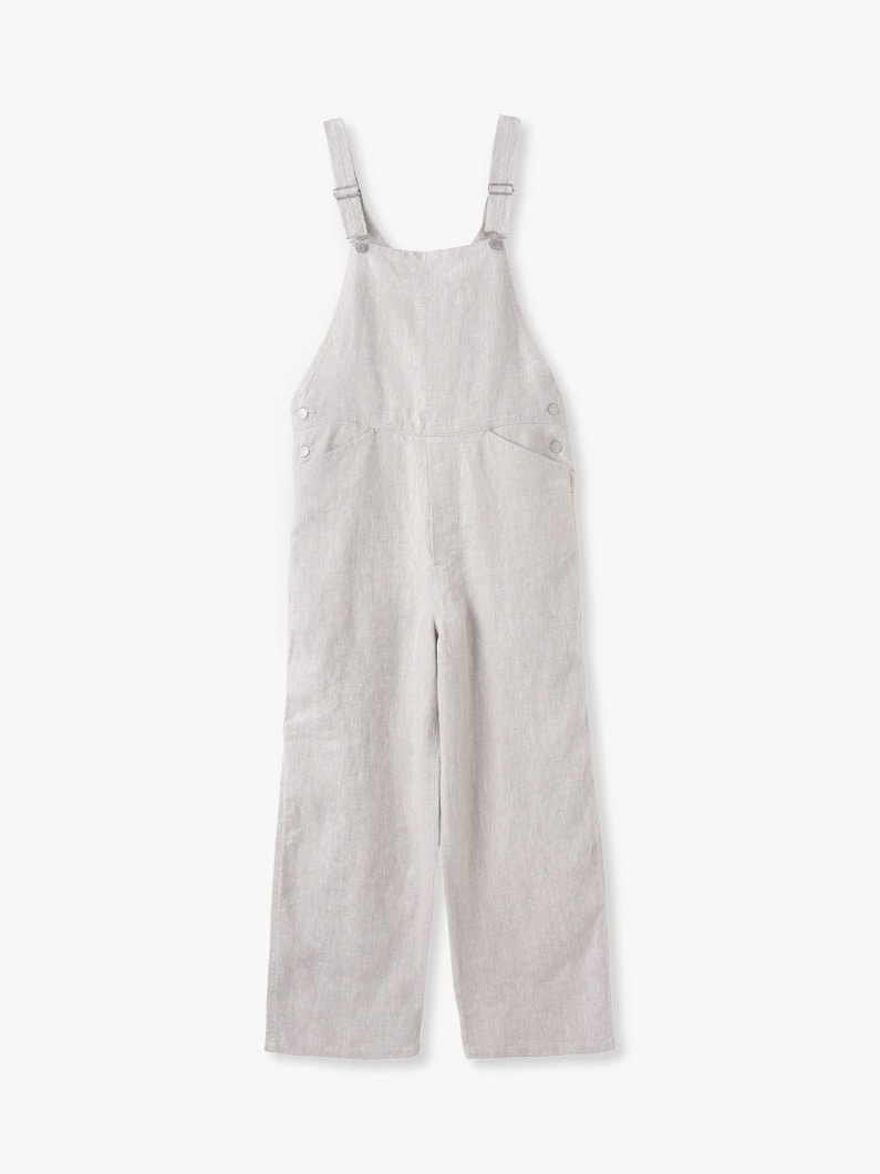 リネン オーバーオール 詳細画像 beige 4