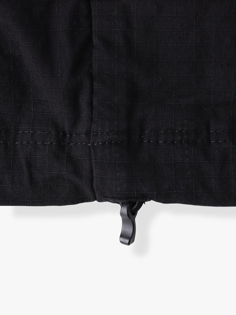 コットンコーデュラナイロン トラックジャケット 詳細画像 black 4