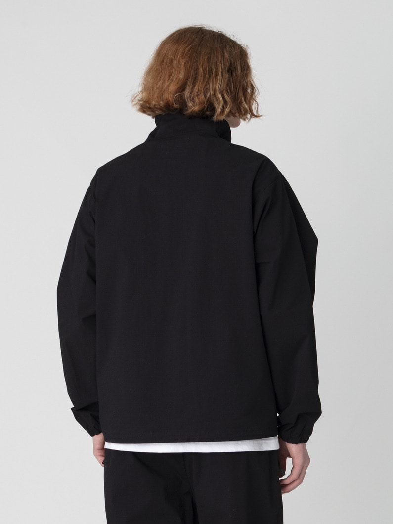 コットンコーデュラナイロン トラックジャケット 詳細画像 black 2
