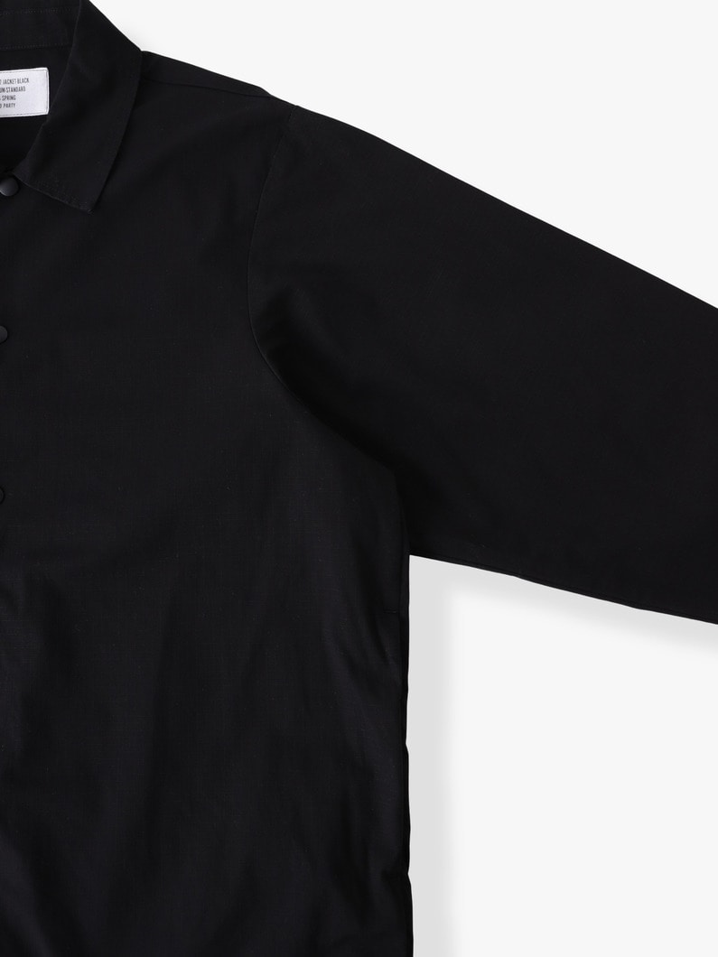 コットンコーデュラナイロン コーチジャケット 詳細画像 black 2