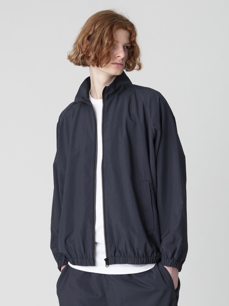 ウォッシュドナイロン トラックジャケット 詳細画像 navy 1