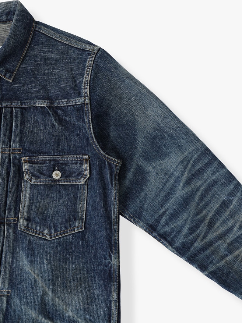 13オンス ヴィンテージ デニムジャケット 詳細画像 blue 2