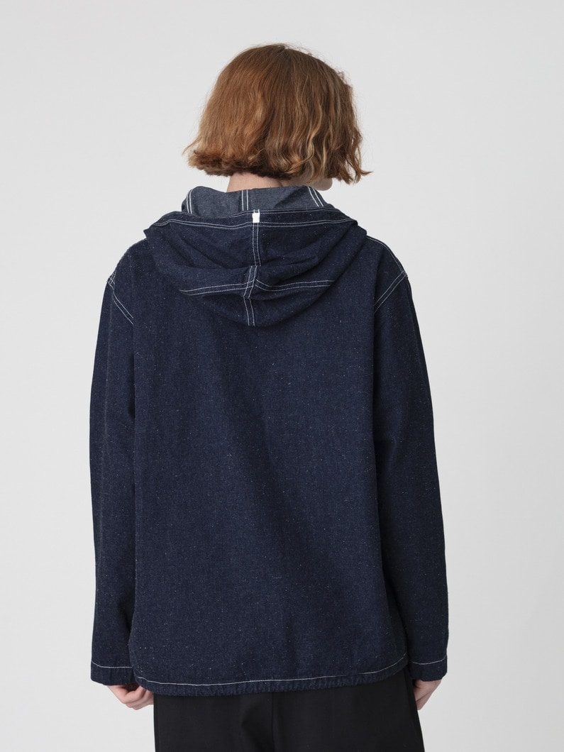サルベージ ワンウォッシュ デニムパーカー 詳細画像 indigo 2