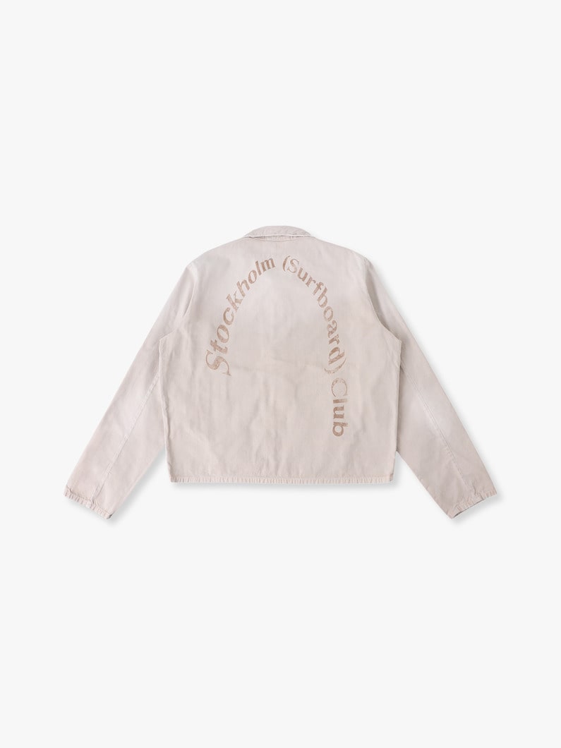 コットン ロゴ ジャケット 詳細画像 beige 1