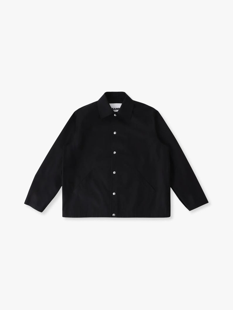 ブラックロゴ コーチジャケット 詳細画像 black/black 3